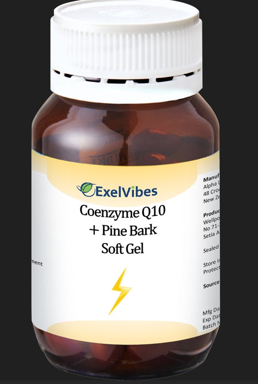 Coenzyme Q10 + Pine Bark Soft Gel