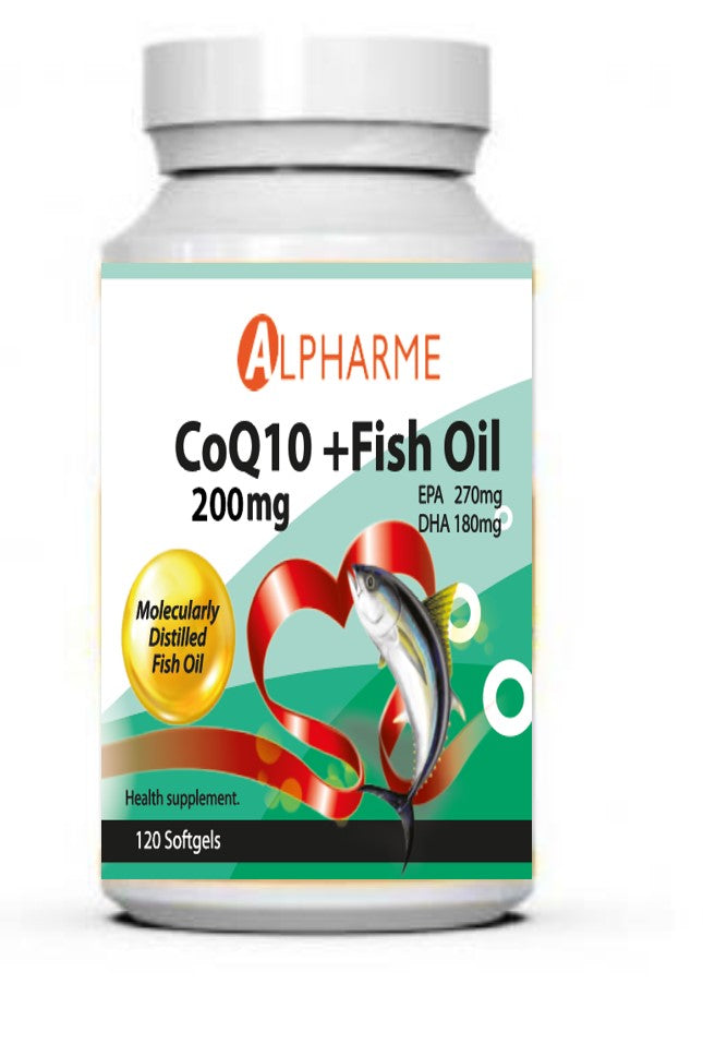 CoQ10 200mg + Fish Oil Softgel